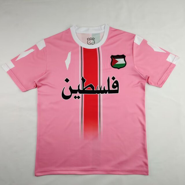 AAA Quality Palestine 24/25 Pink Training Jersey